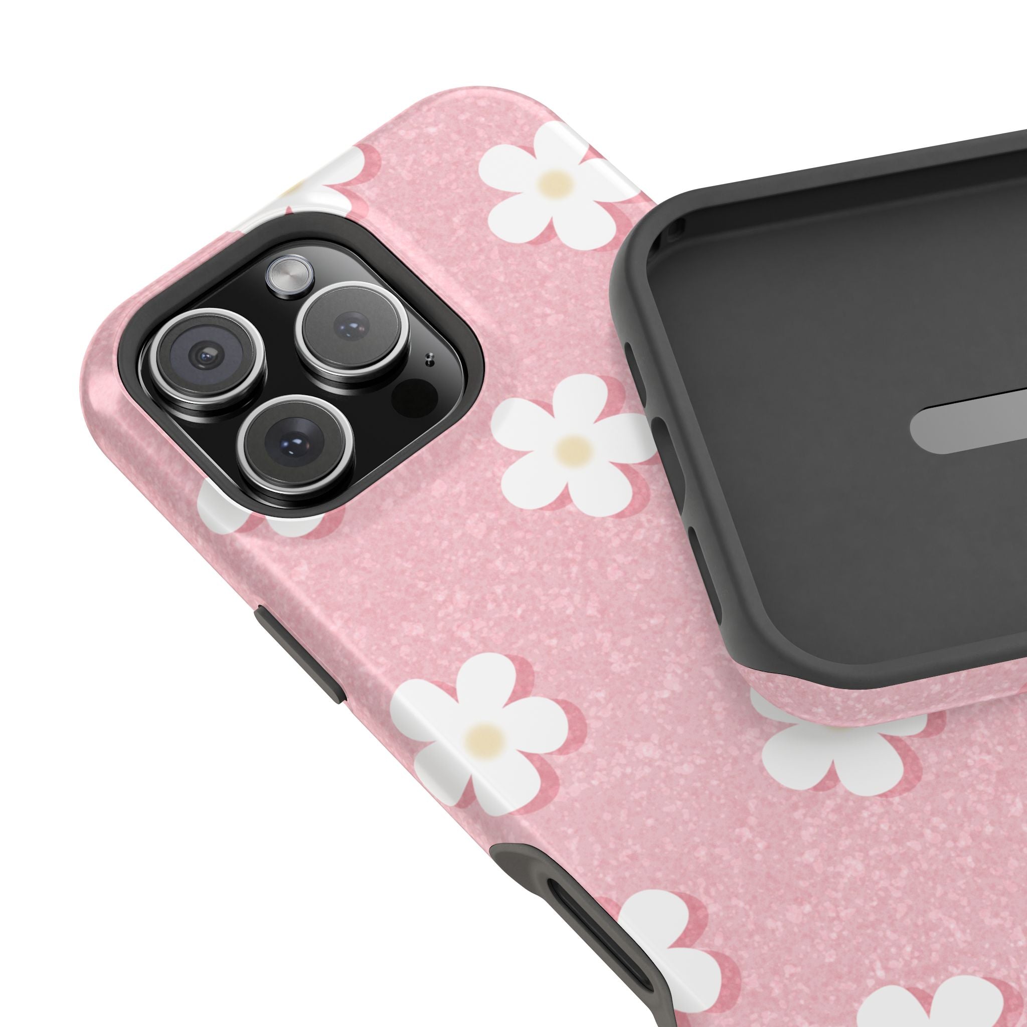 Daisy Daydream – Light Scatter Blush Pink MagSafe iPhone Case