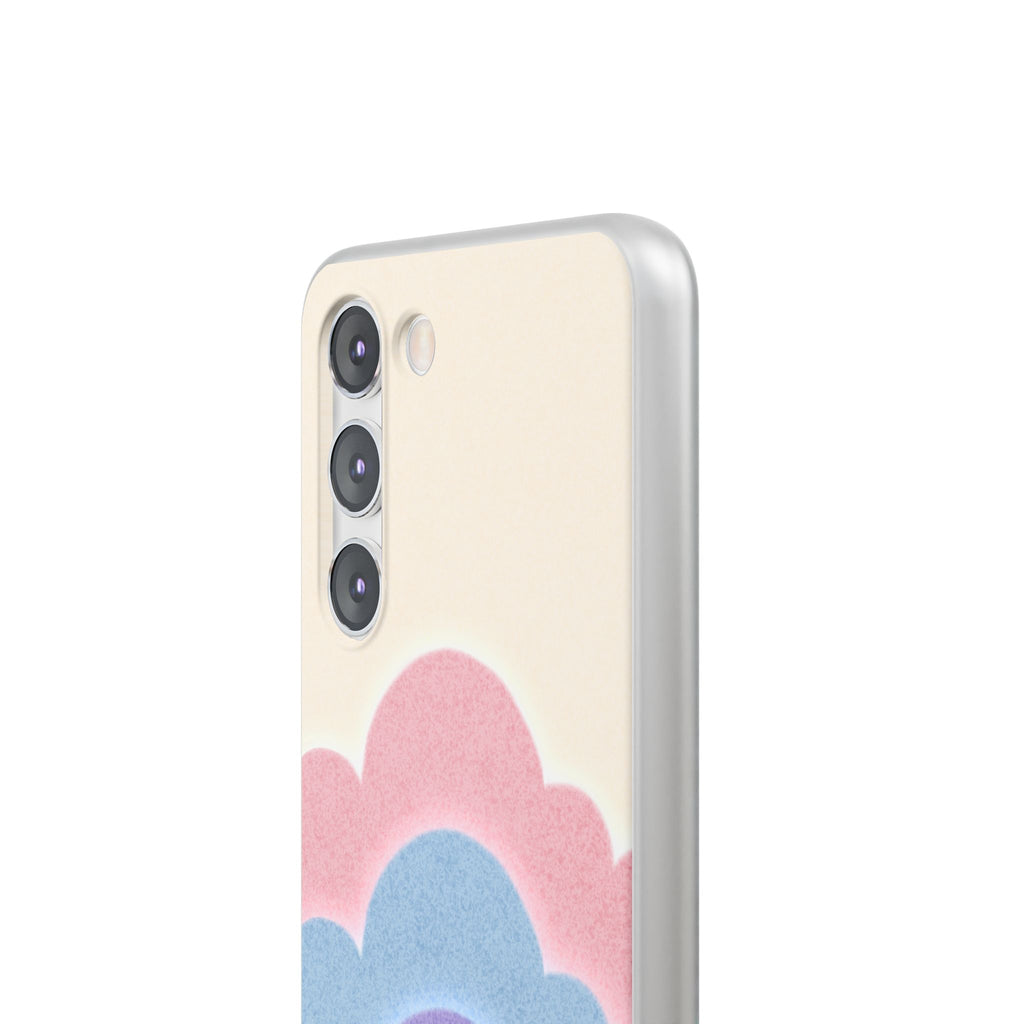 Cloud Aura Pastel Samsung Case — Lavender Crescent Stars Slim Protective Case