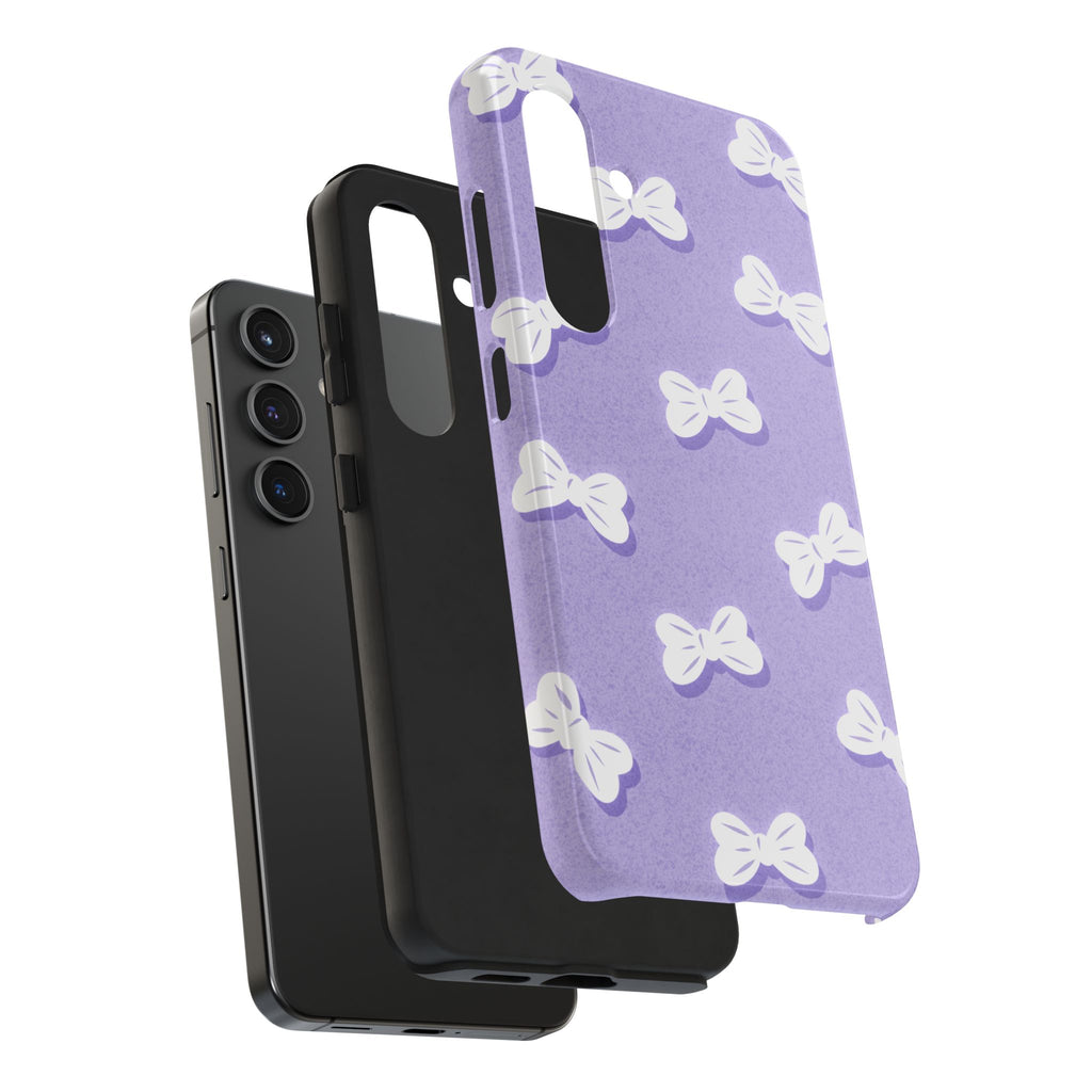 Bow Babe – Soft Sky Blue Tough Samsung Case