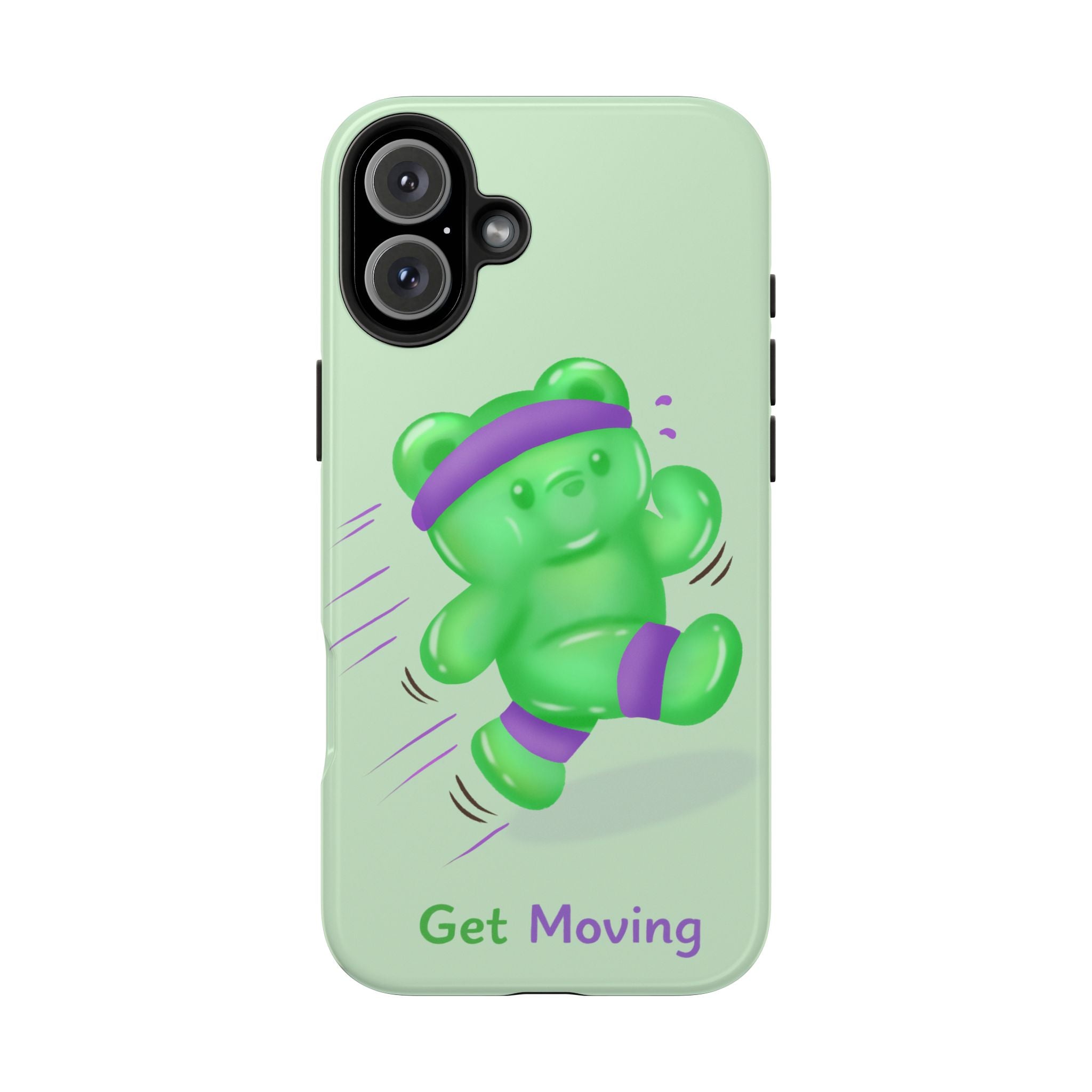 "Get Moving"  Gummy Life Tough iPhone Case