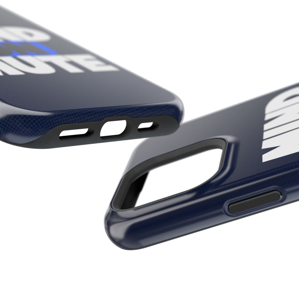 "MIND ON MUTE" Bold Type MagSafe iPhone Case