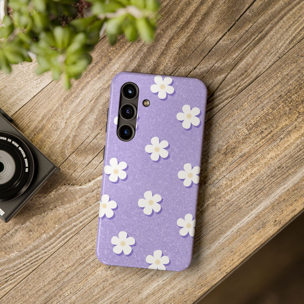 Daisy Daydream – Light Scatter Lilac Tough Samsung Case