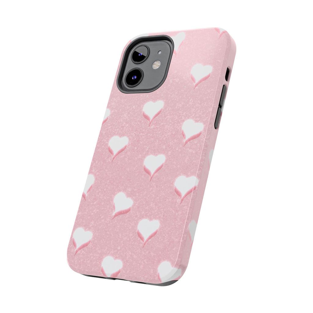 Blush Heart Glow – Blush Pink Tough iPhone Case