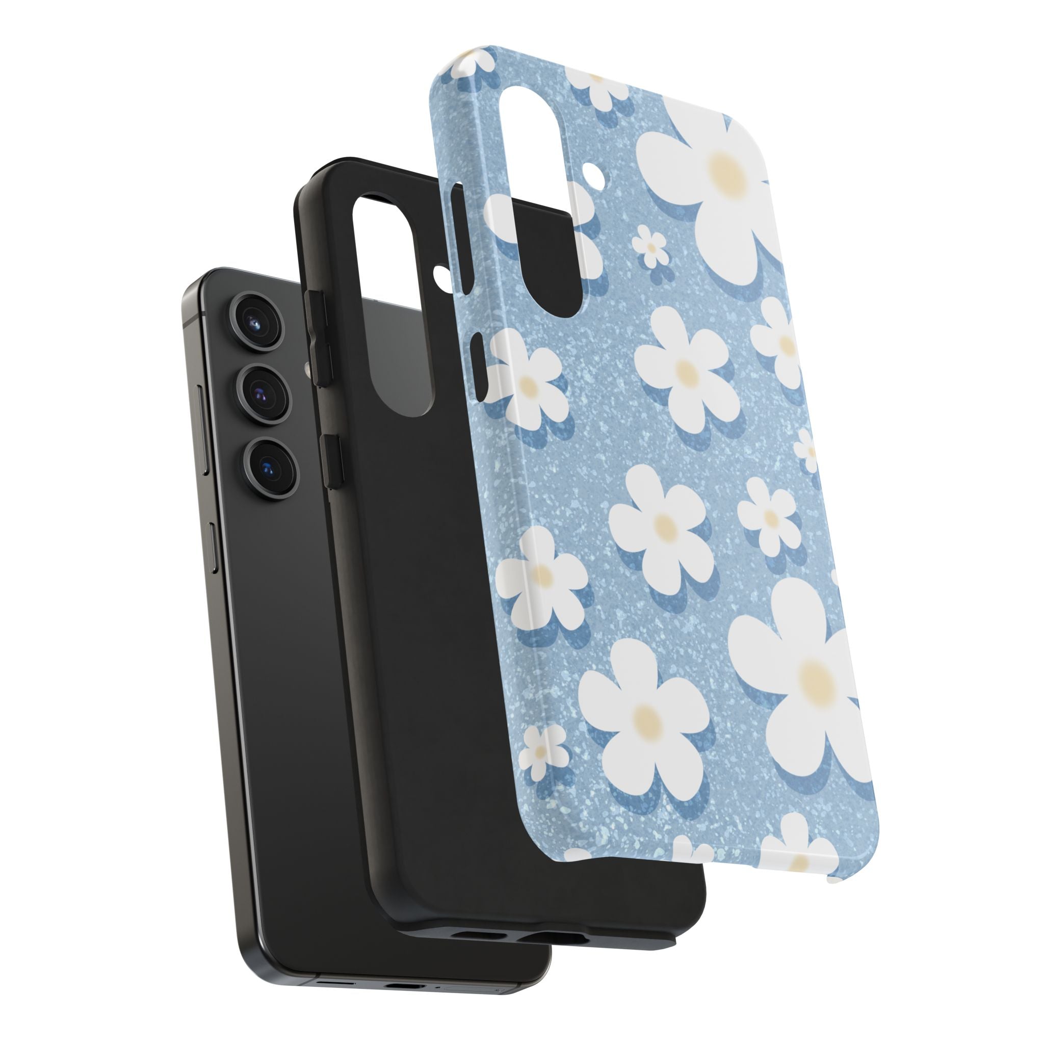 Daisy Daydream – Soft Sky Blue Tough Samsung Case