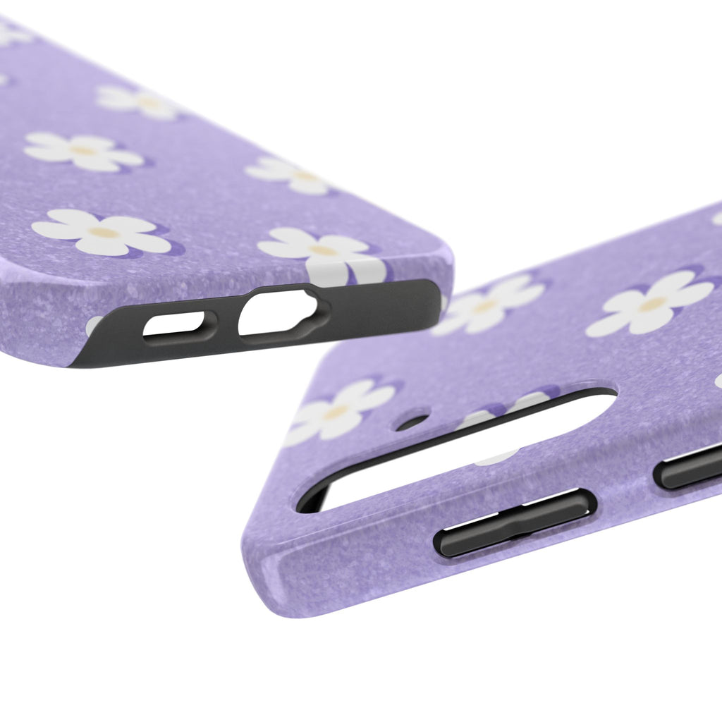 Daisy Daydream – Light Scatter Lilac Tough Samsung Case