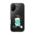 "Powered Sugar & Dreams" Gummy Life Clear Phone Case