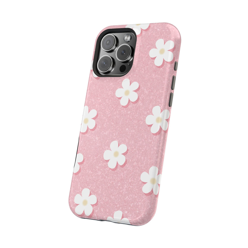 Daisy Daydream – Light Scatter Blush Pink MagSafe iPhone Case