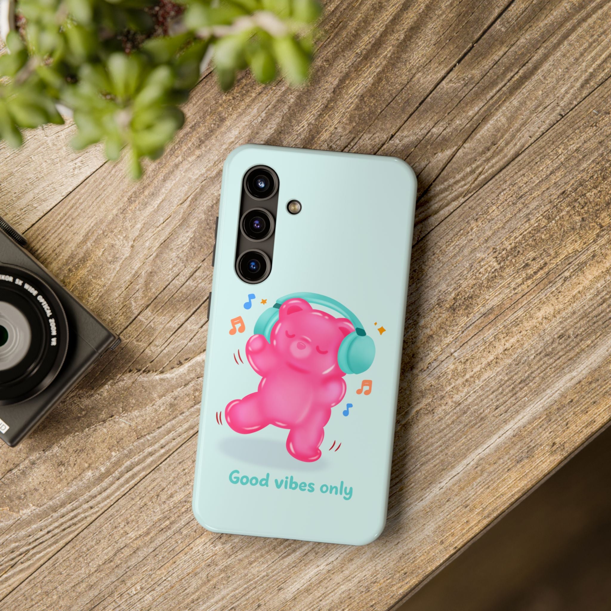 "Good Vibes Only"  Gummy Life Tough Samsung Case