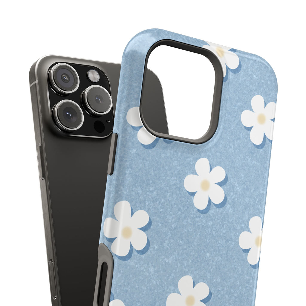 Daisy Daydream – Light Scatter Sky Blue MagSafe iPhone Case