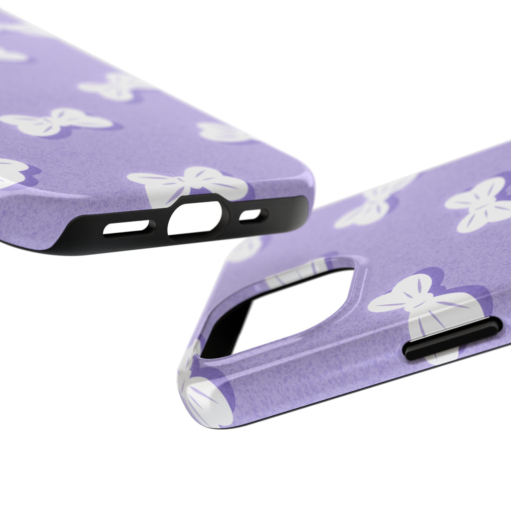 Bow Babe – Soft Sky Blue Tough iPhone Case