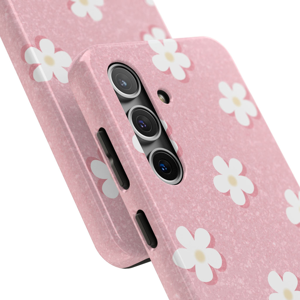 Daisy Daydream – Light Scatter Blush Pink Tough Samsung Case