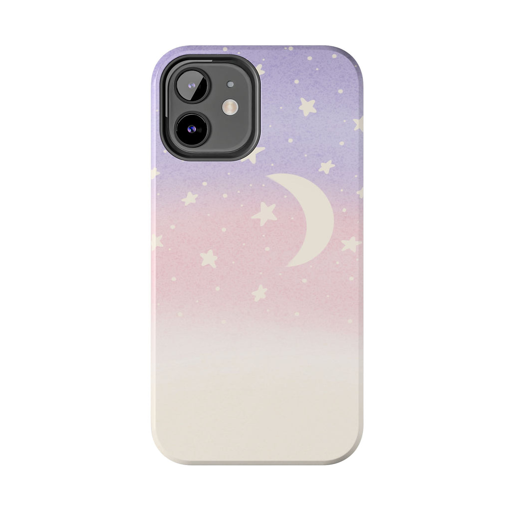 Moonlight Fade Pastel Celestial Tough iPhone Case