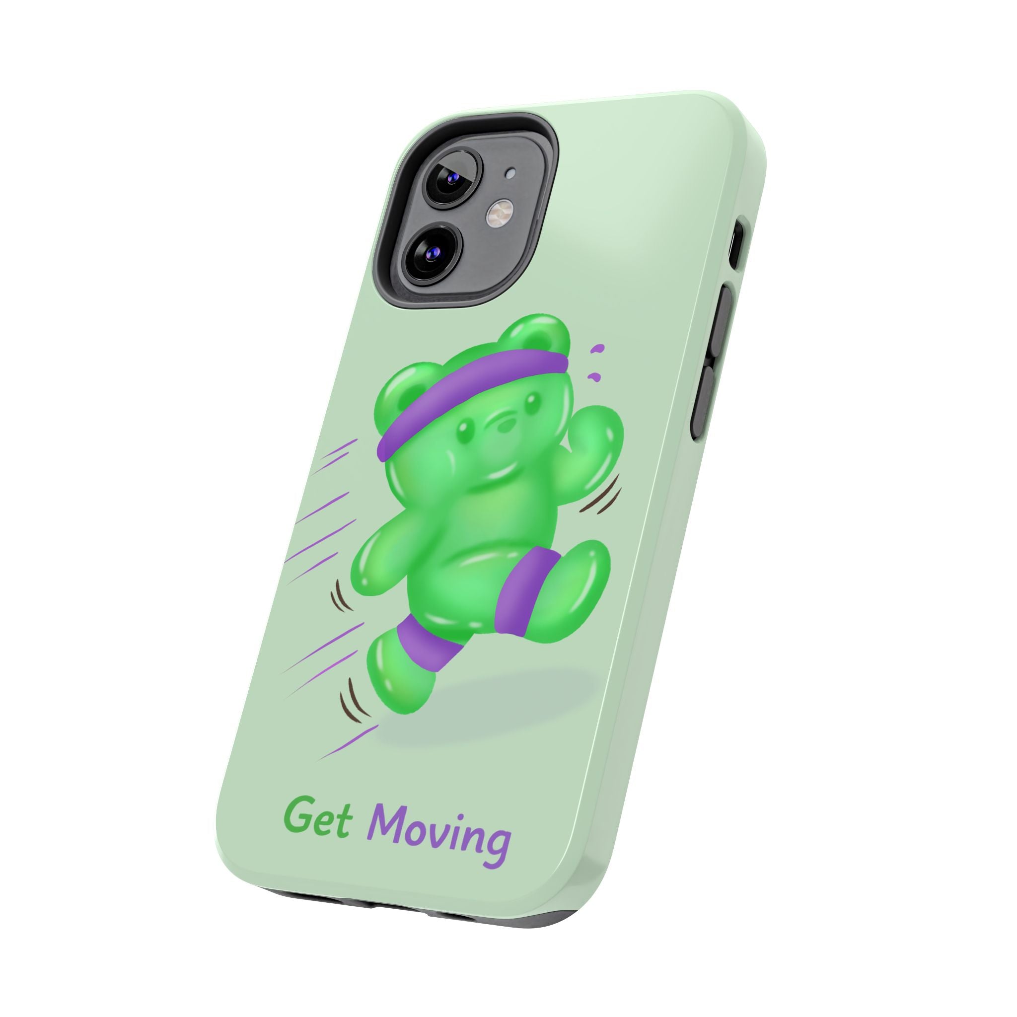 "Get Moving"  Gummy Life Tough iPhone Case