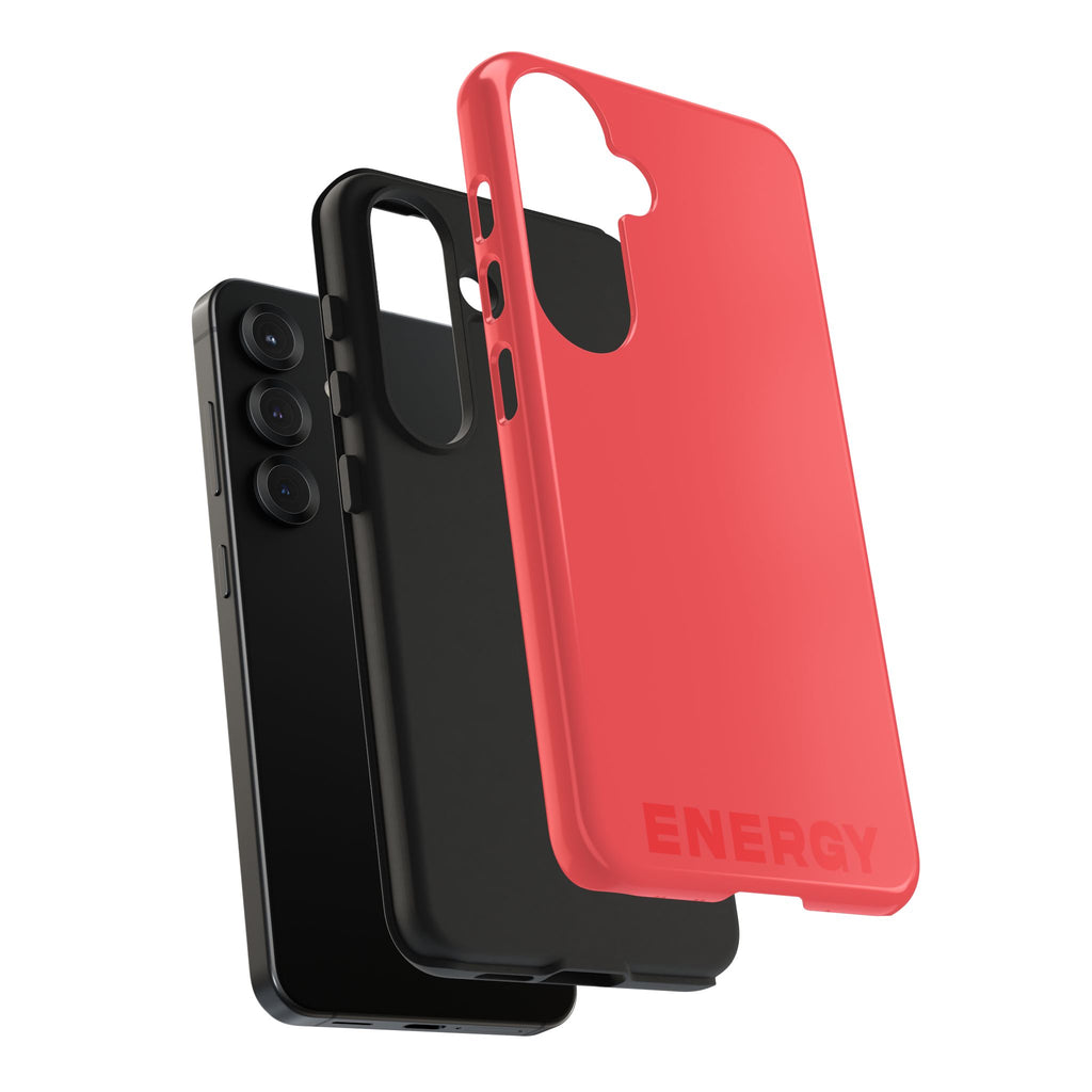 "ENERGY" Hot Coral Power Hues Tough Samsung Case