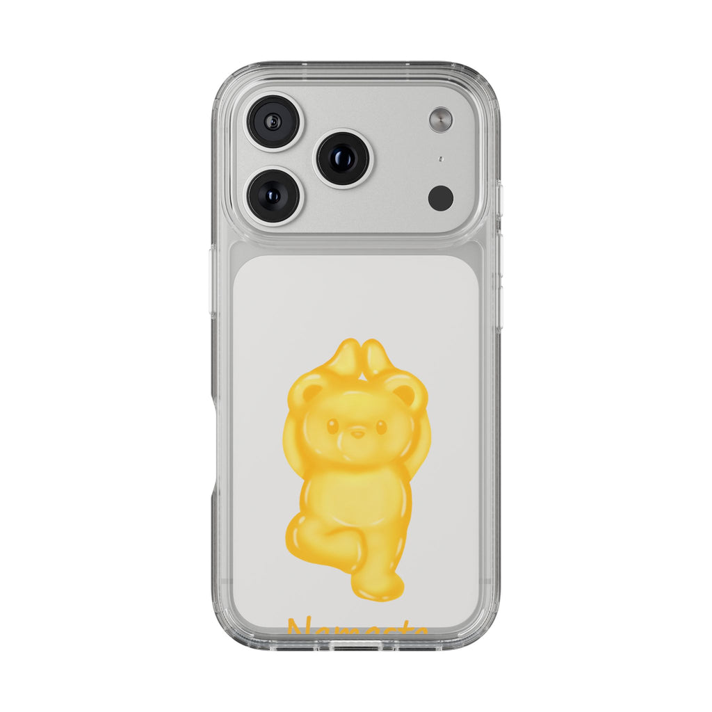 "Namaste" Gummy Life Clear Phone Case