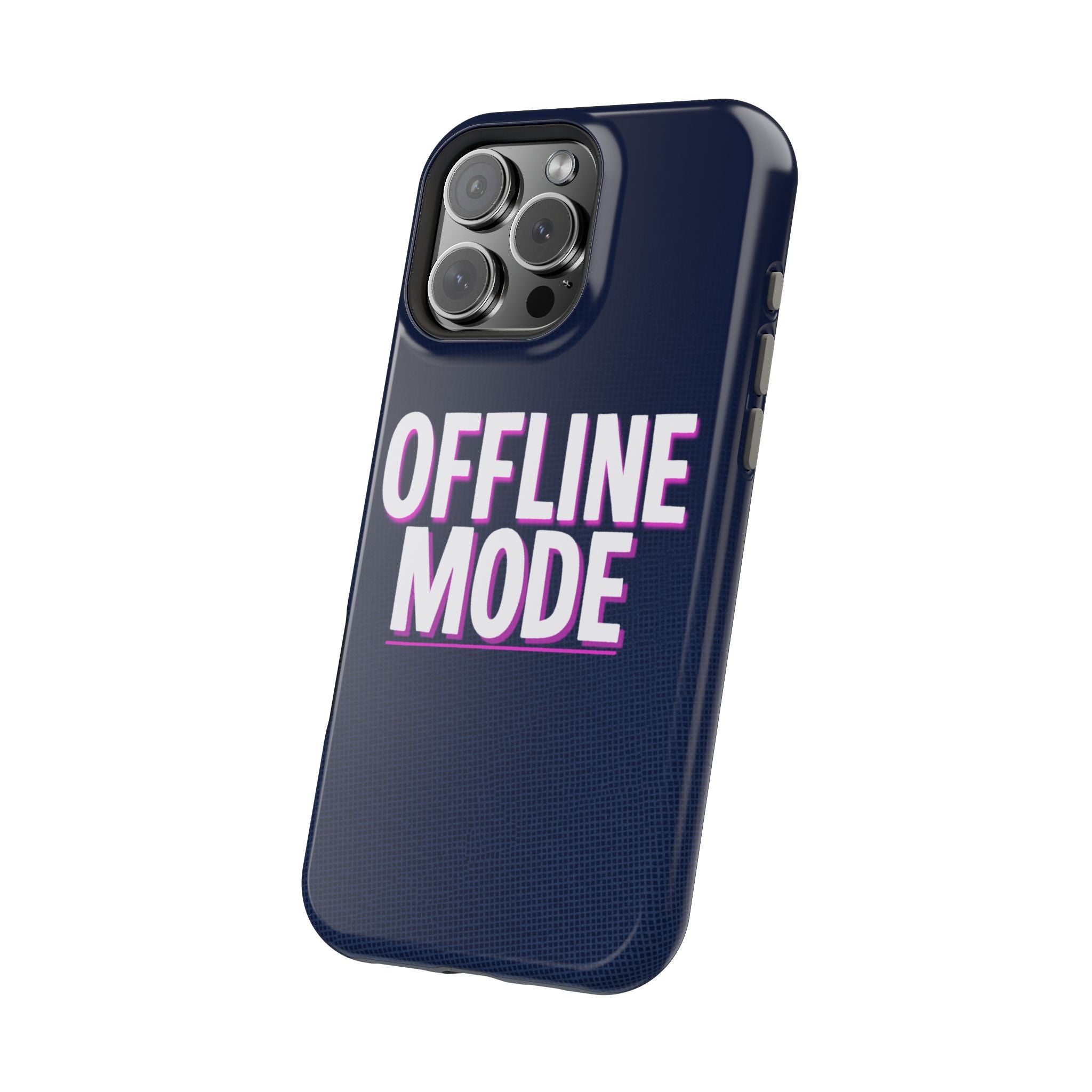 "OFFLINE MODE" Bold Type MagSafe iPhone Case