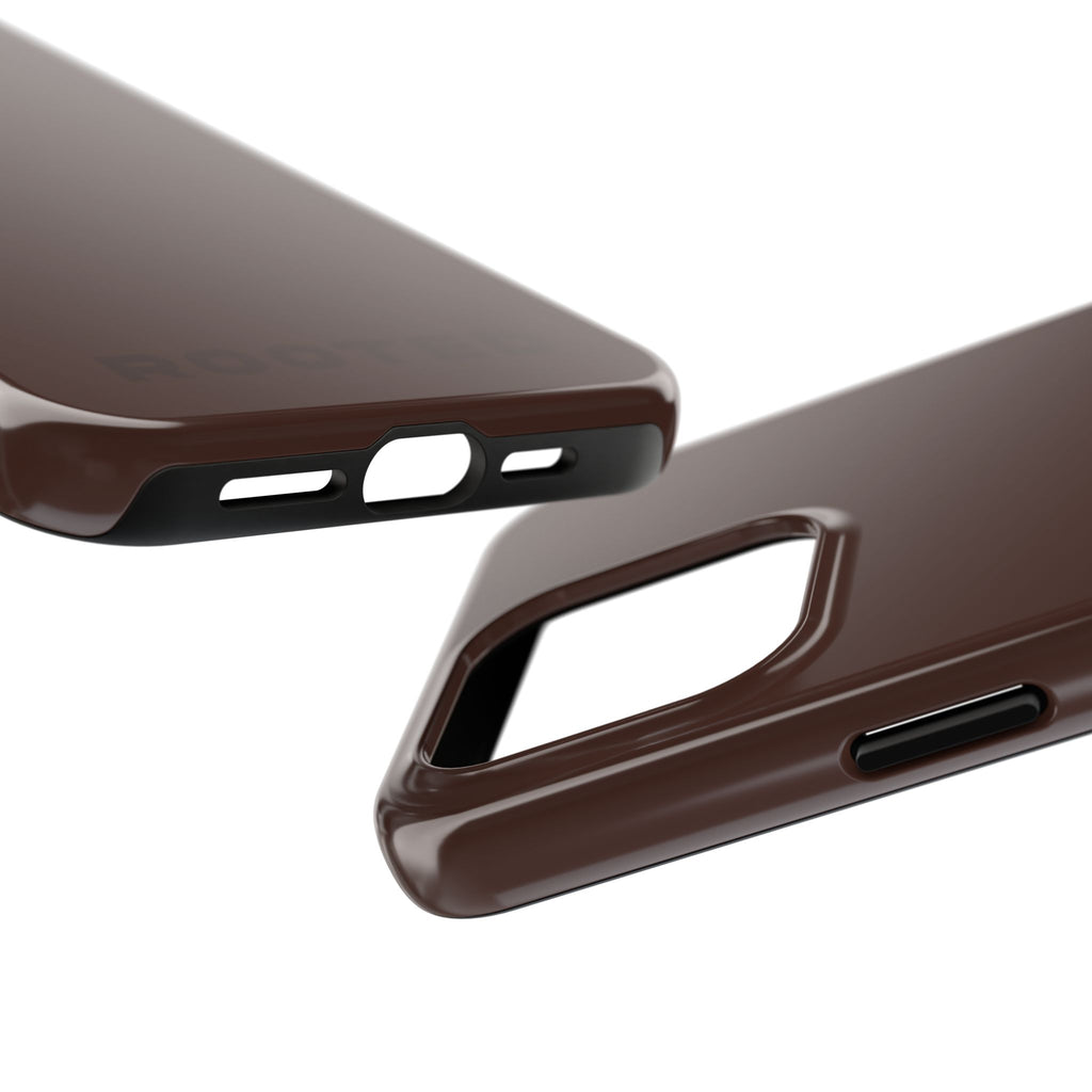 "ROOTED" Chocolate Luxe Power Hues  Tough iPhone Case
