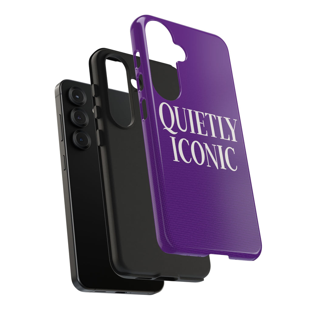 "QUIETLY ICONIC"  Bold Type Tough Samsung Case
