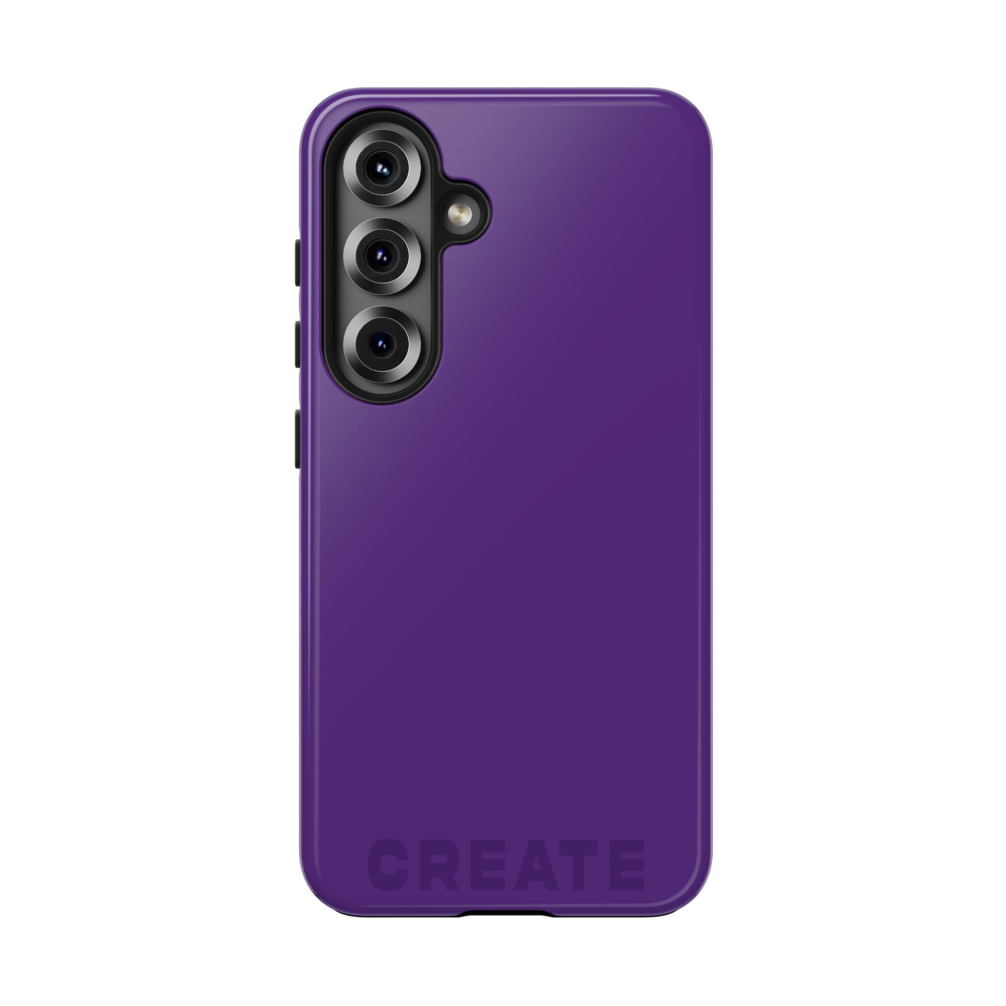 "CREATE" Purple Power Hues Tough Samsung Case