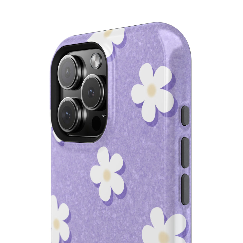 Daisy Daydream – Light Scatter Lavender MagSafe iPhone Case