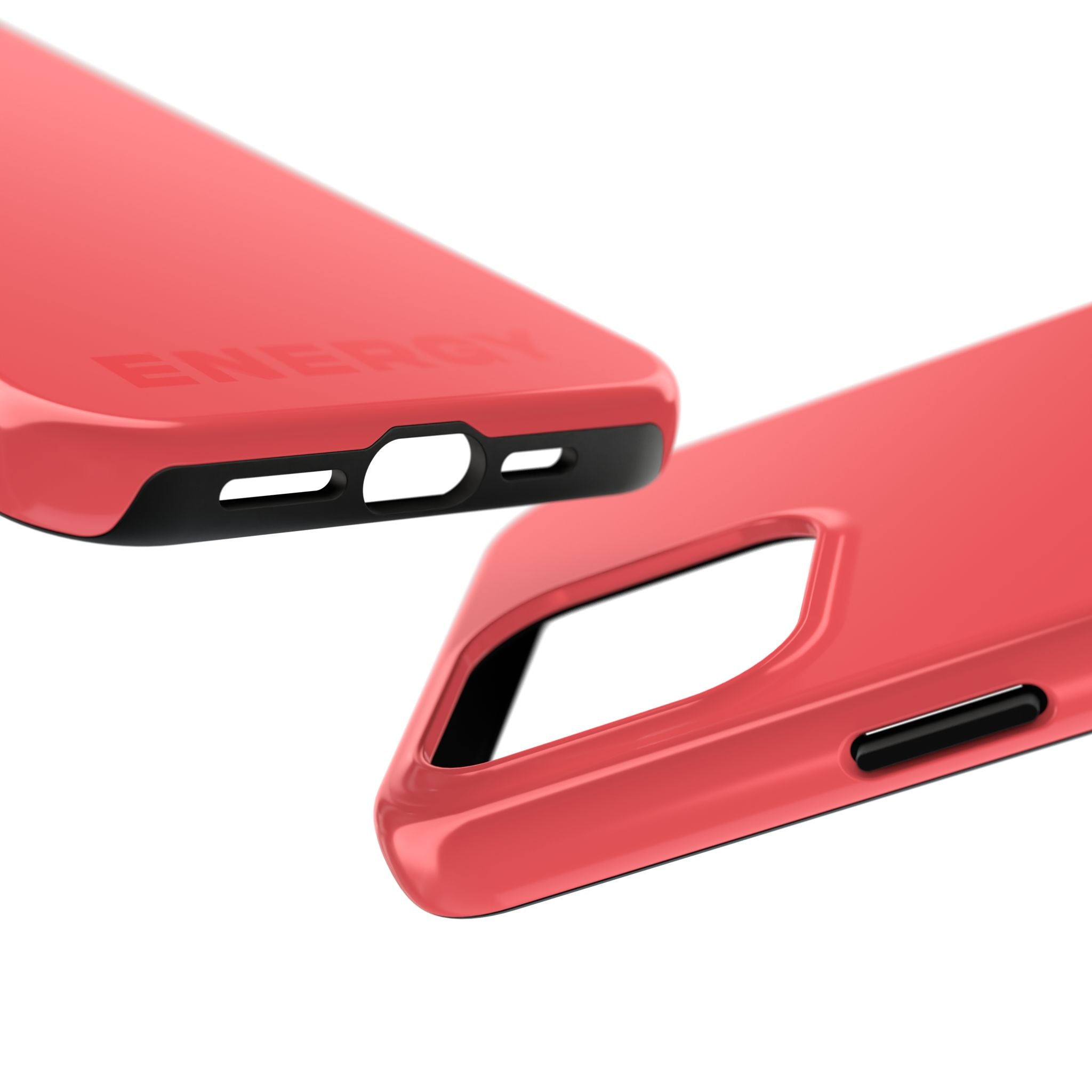 "ENERGY" Hot Coral Hues  Tough iPhone Case