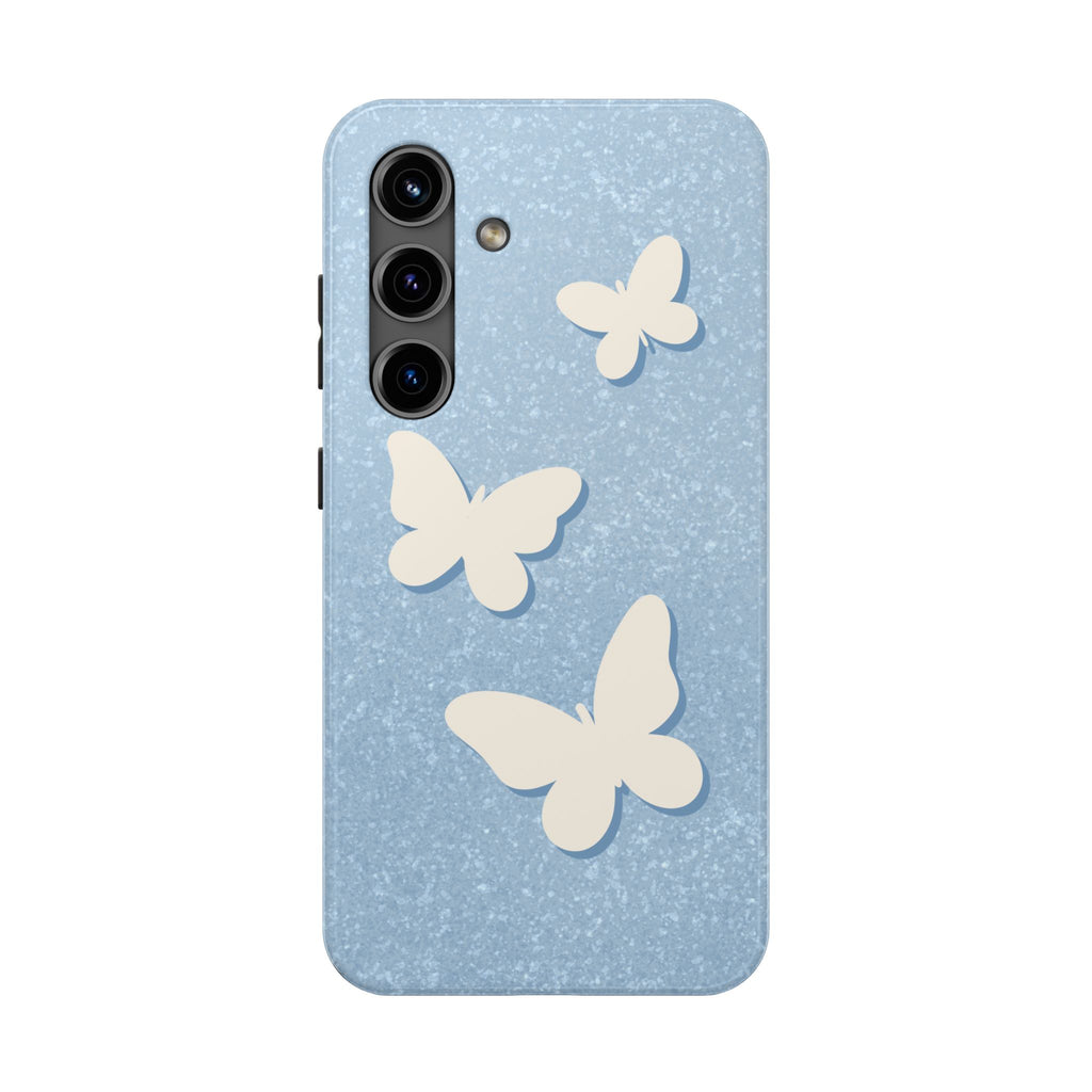 Butterfly Whispers Tough Samsung Case - Blue