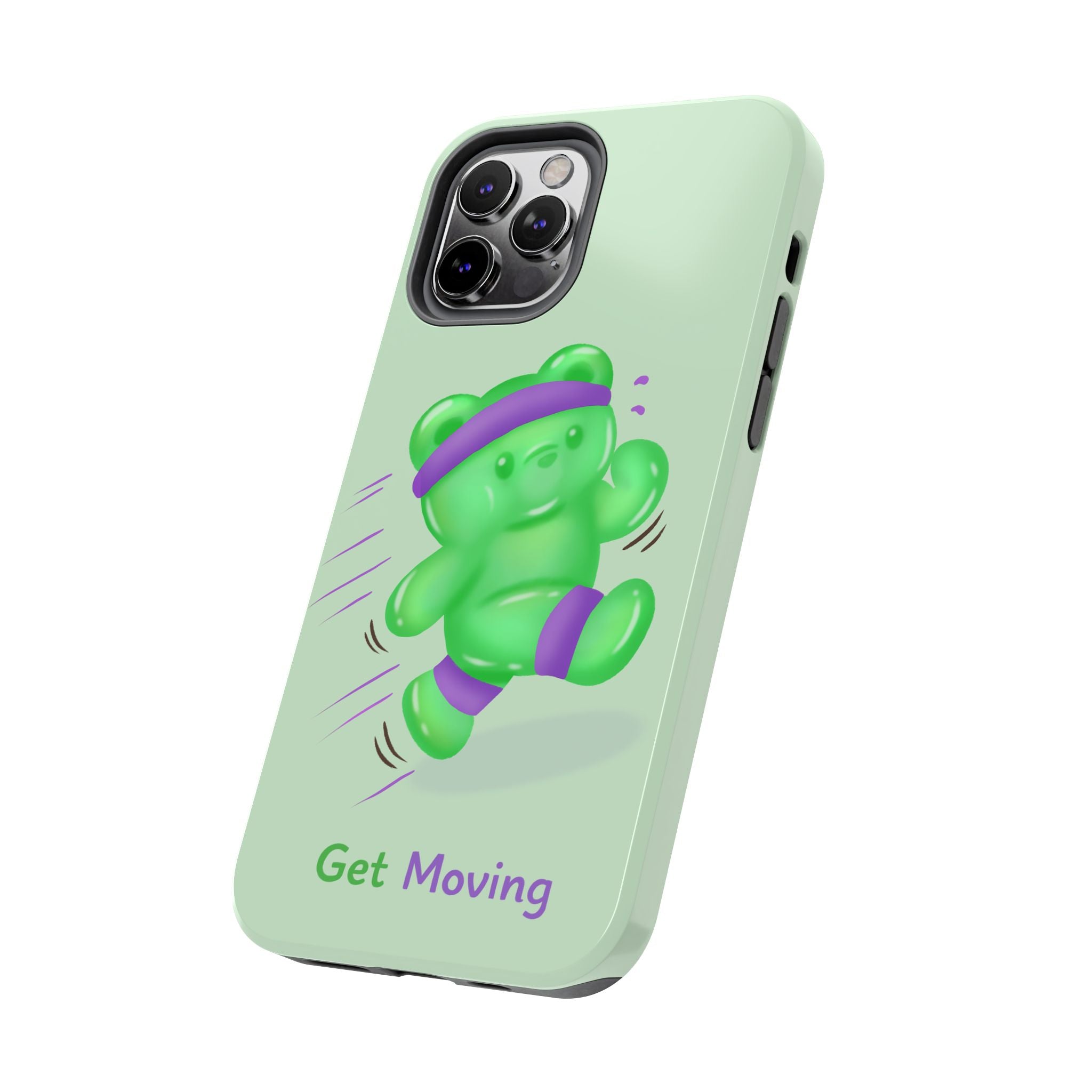 "Get Moving"  Gummy Life Tough iPhone Case