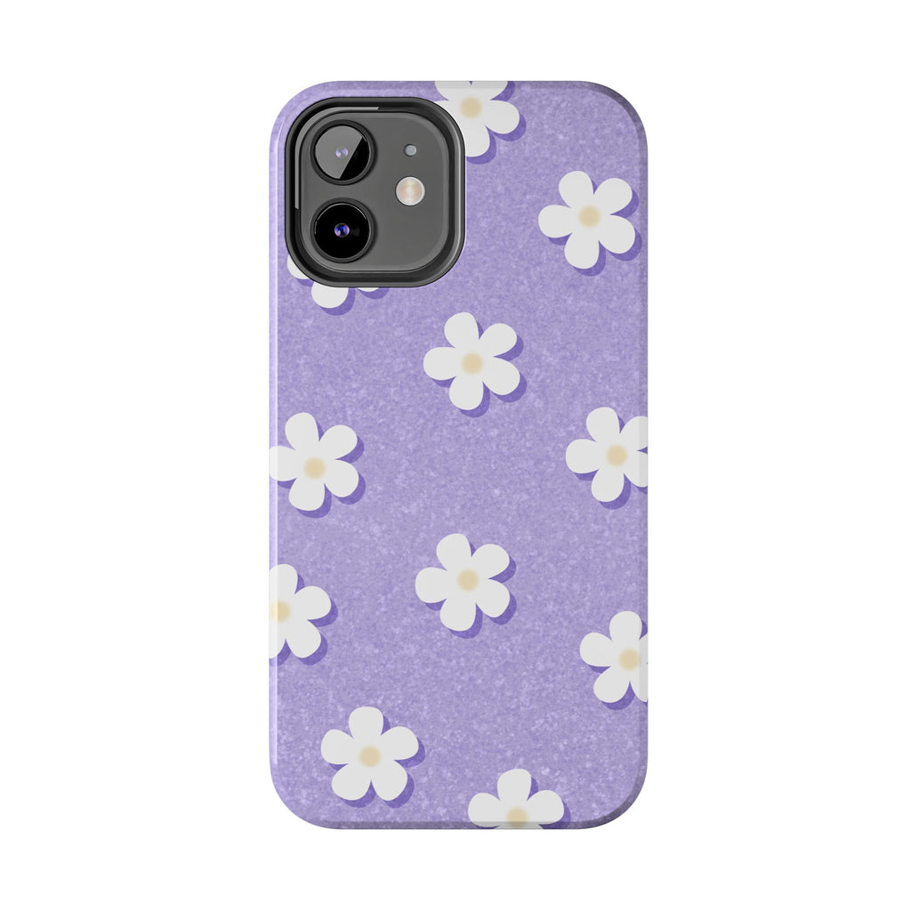 Daisy Daydream – Light Scatter Lilac Tough iPhone Case