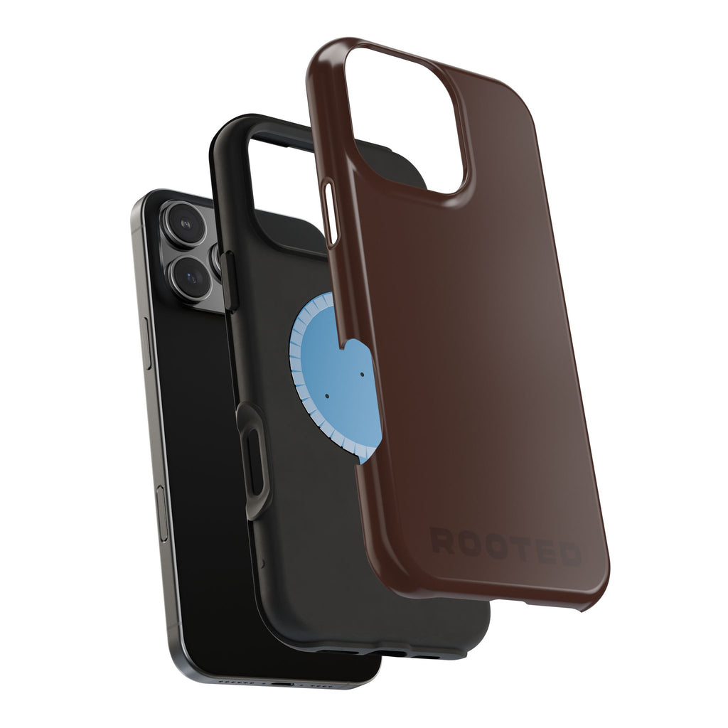 "ROOTED" Chocolate Luxe Power Hues  MagSafe iPhone Case
