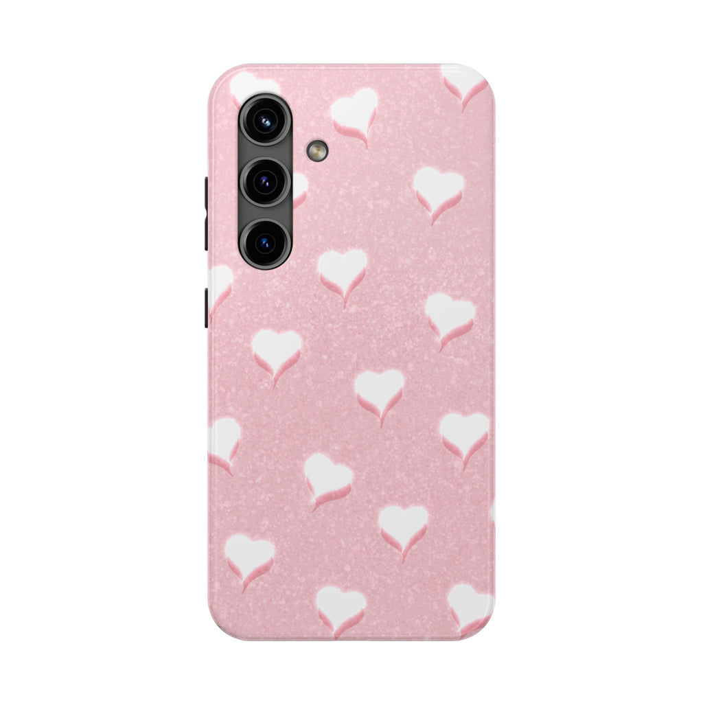 Blush Heart Glow – Blush Pink Tough Samsung Case