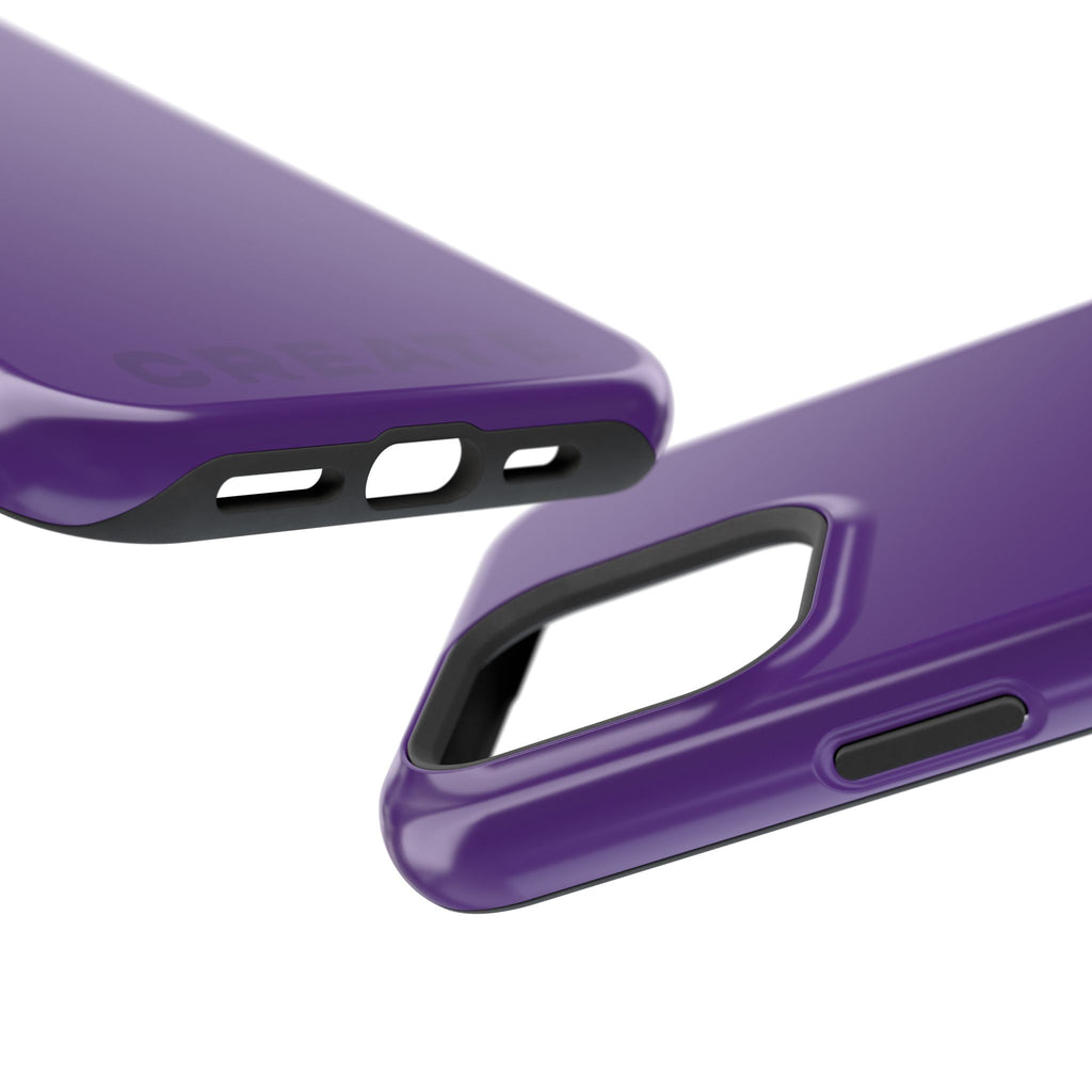 "CREATE" Purple Power Hues  MagSafe iPhone Case