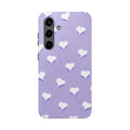 Blush Heart Glow – Soft Lilac Tough Samsung Case