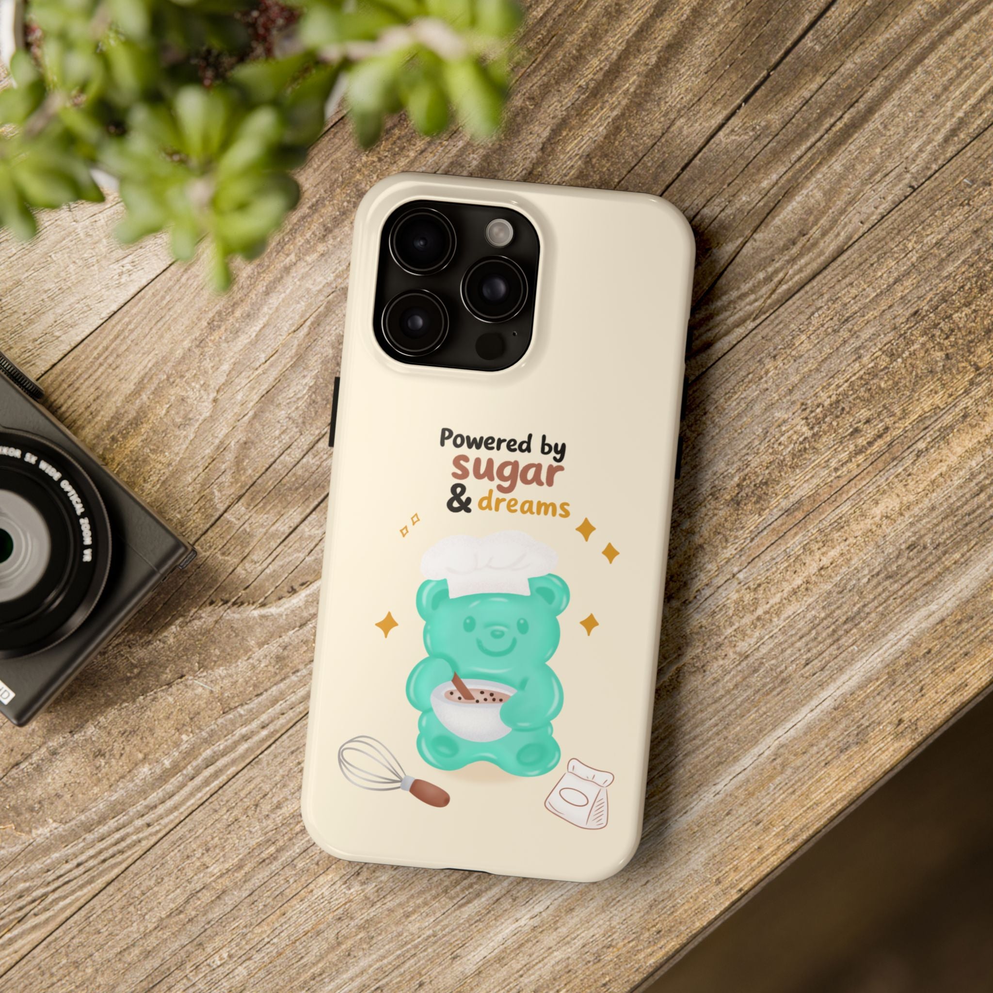 "Powered Sugar & Dreams" Gummy Life Tough iPhone Case