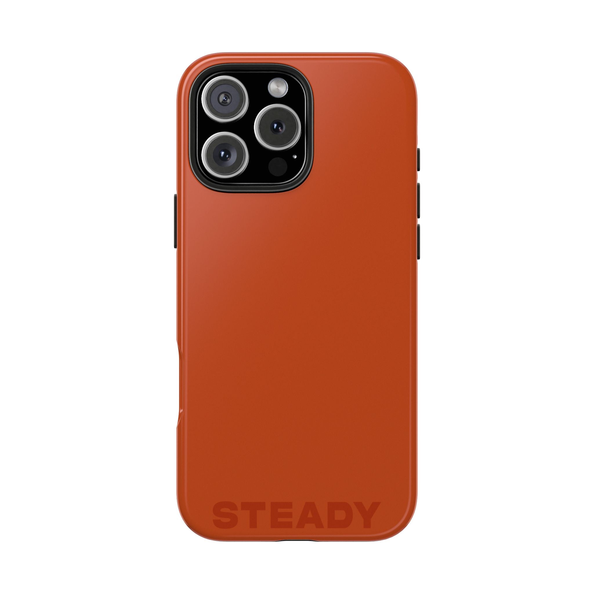 "STEADY" Burnt Orange Power Hues  Tough iPhone Case