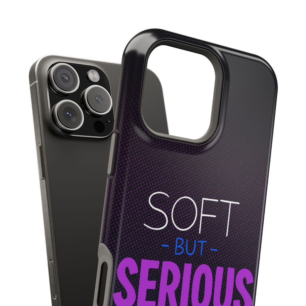 "Soft But Serious" Bold Type MagSafeiPhone Case