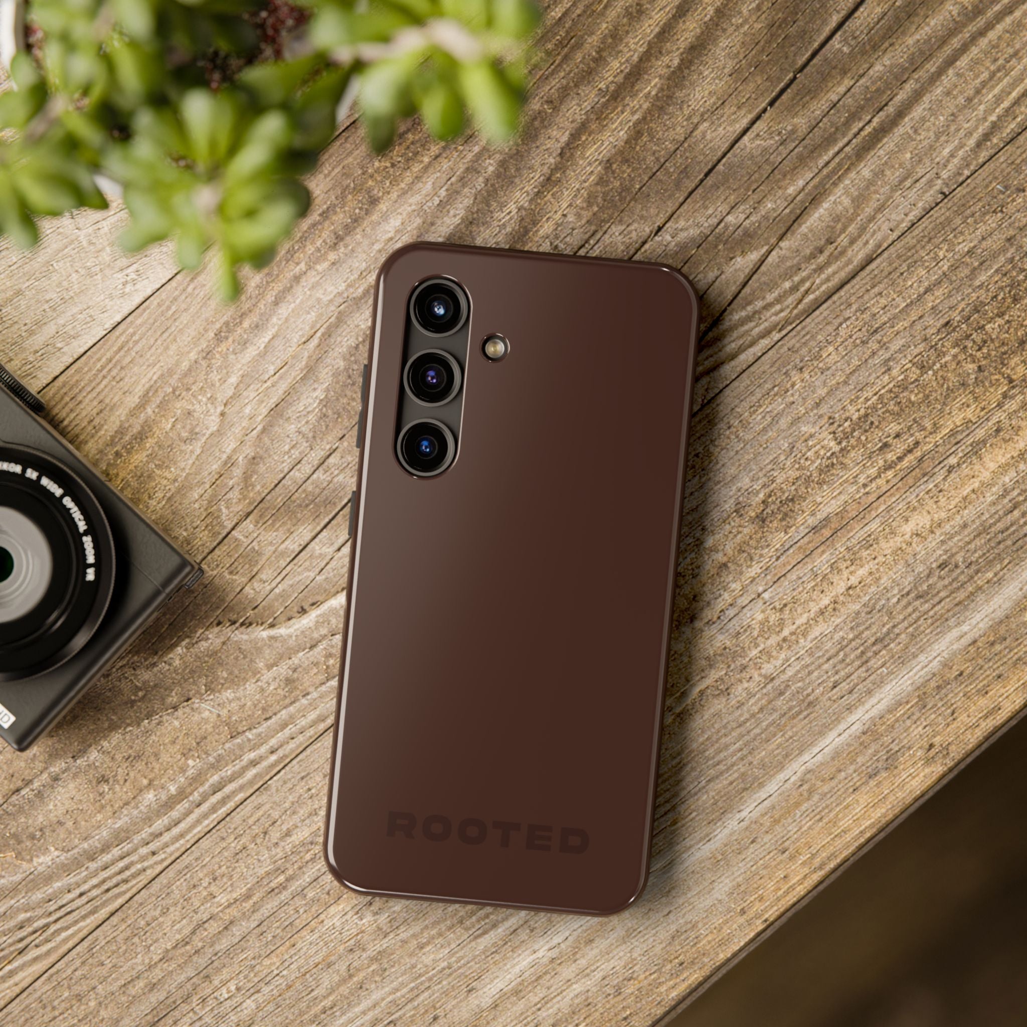 "ROOTED" Chocolate Luxe Power Hues Tough Samsung Case