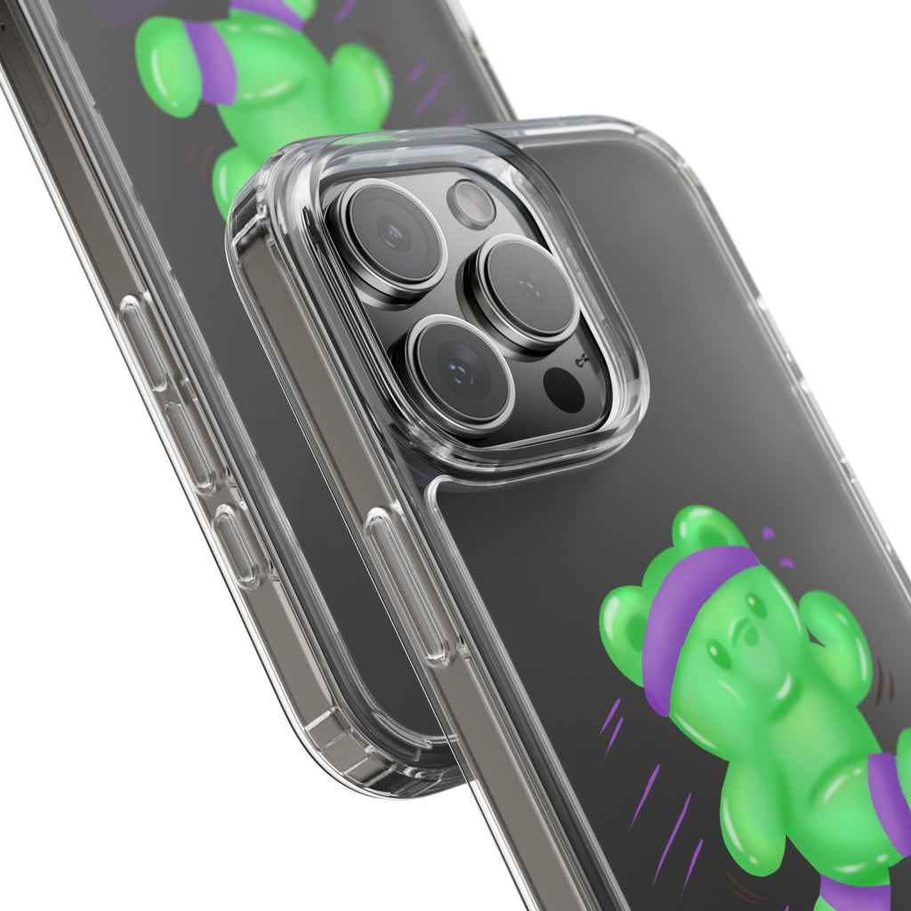 "Get Moving"  Gummy Life Clear Phone Case