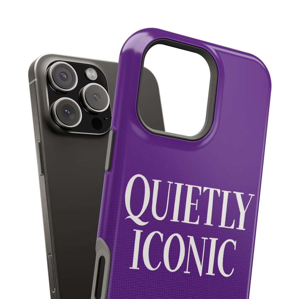 "QUIETLY ICONIC" Bold Type MagSafe iPhone Case