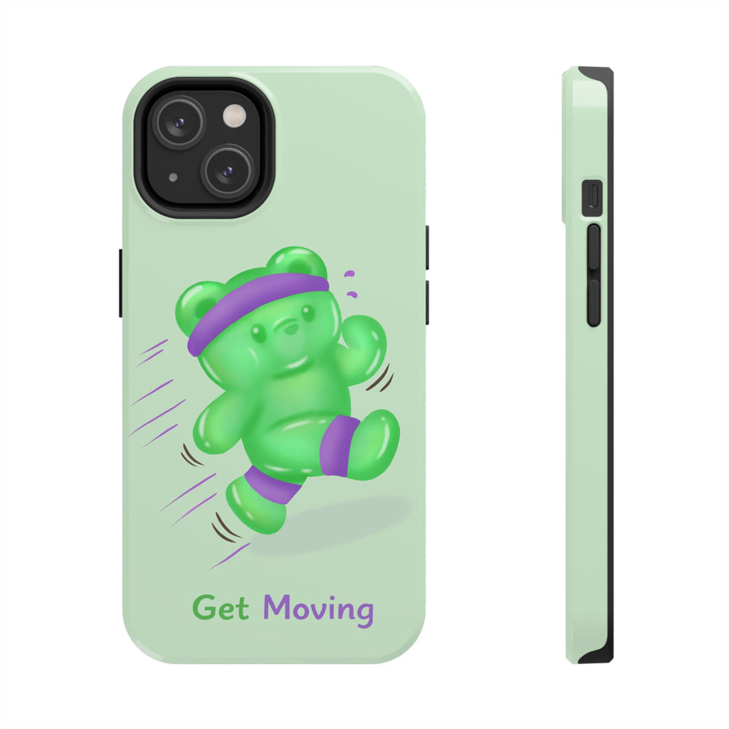 "Get Moving"  Gummy Life Tough iPhone Case
