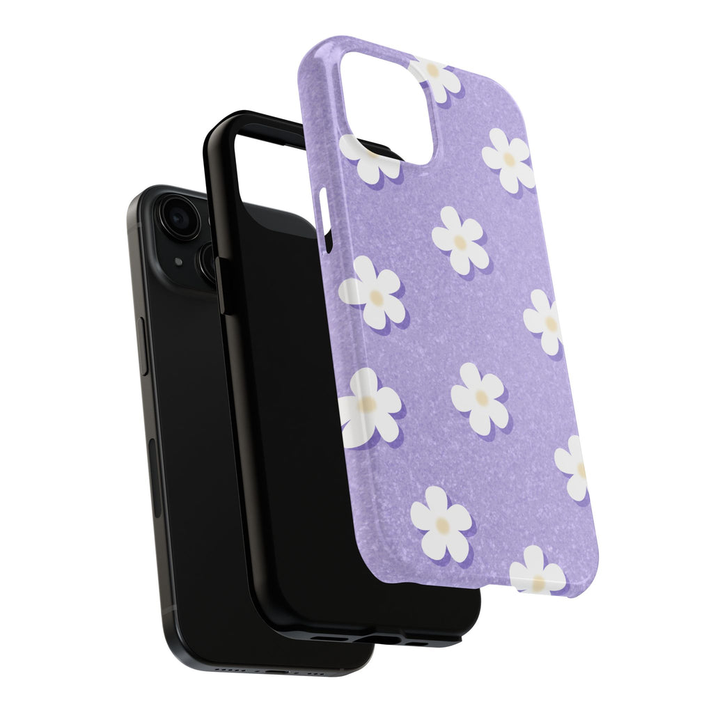 Daisy Daydream – Light Scatter Lilac Tough iPhone Case