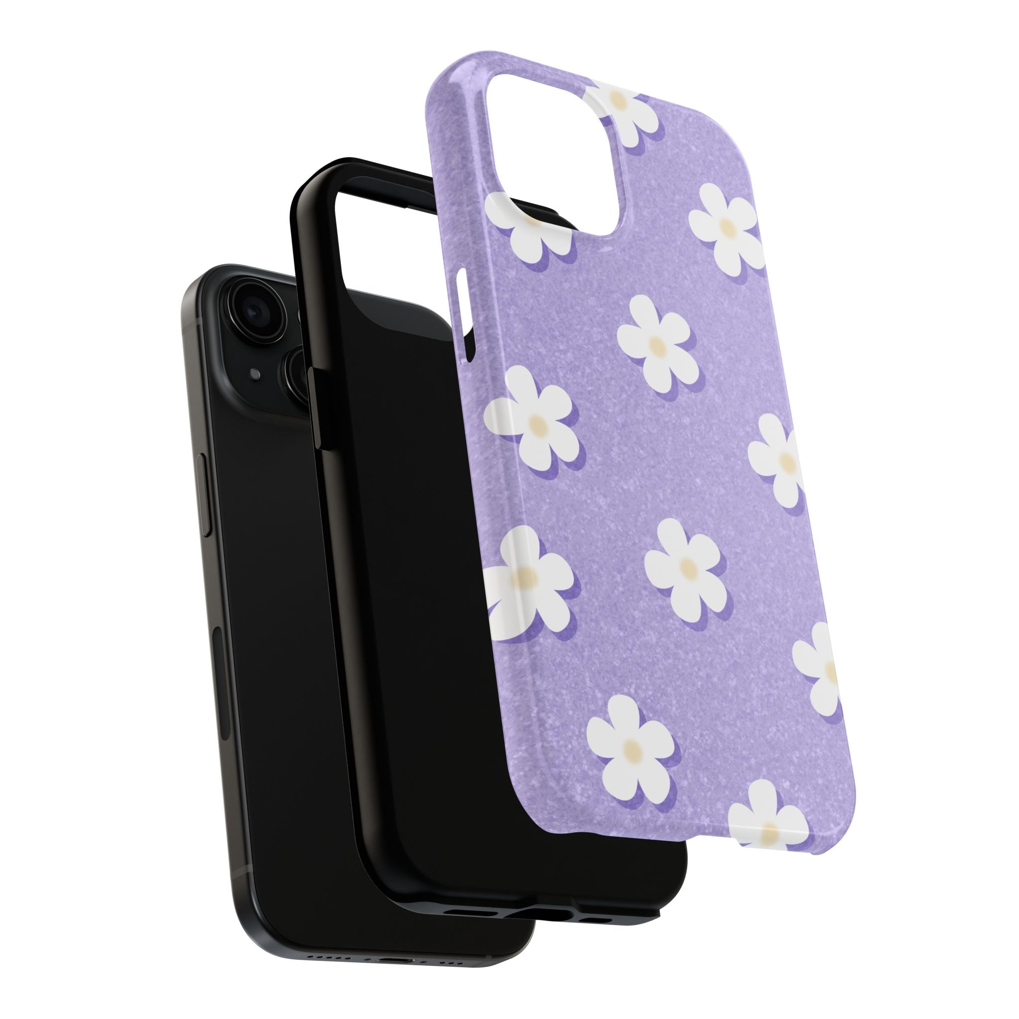 Daisy Daydream – Light Scatter Lilac Tough iPhone Case