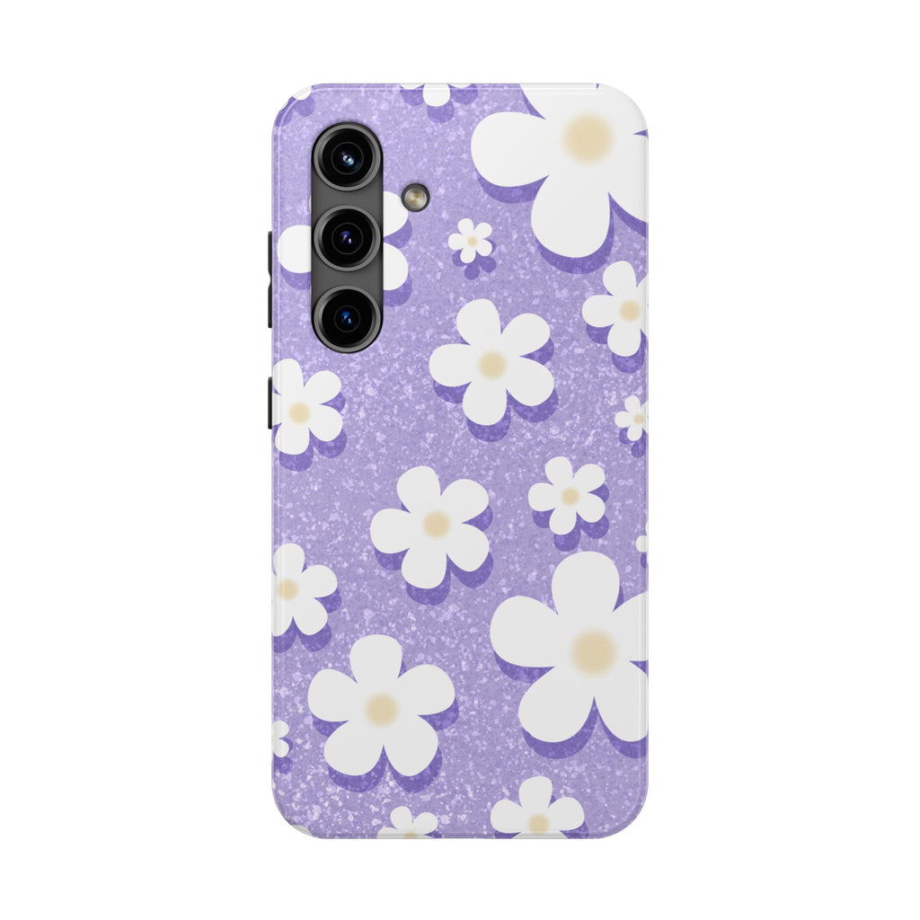 Daisy Daydream – Soft Lilac Tough Samsung Case