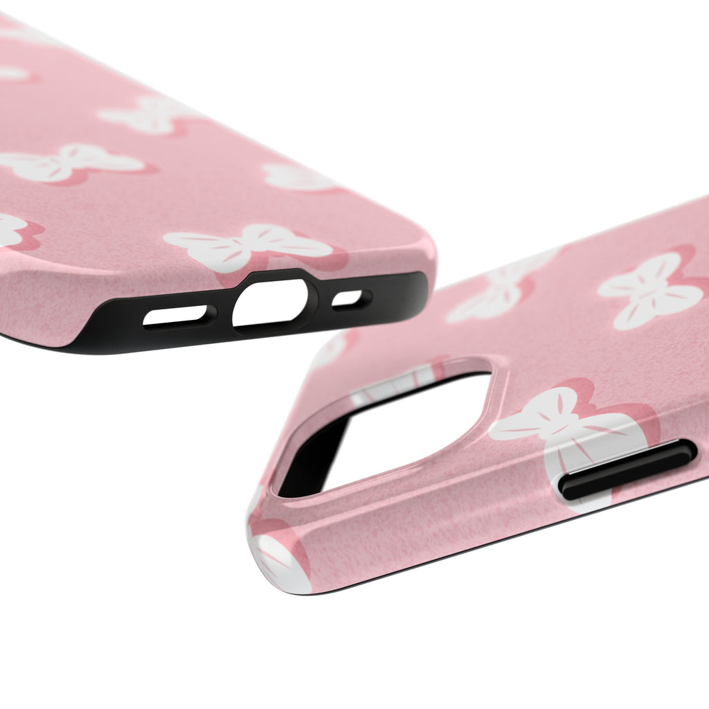 Bow Babe – Blush Pink Tough iPhone Case