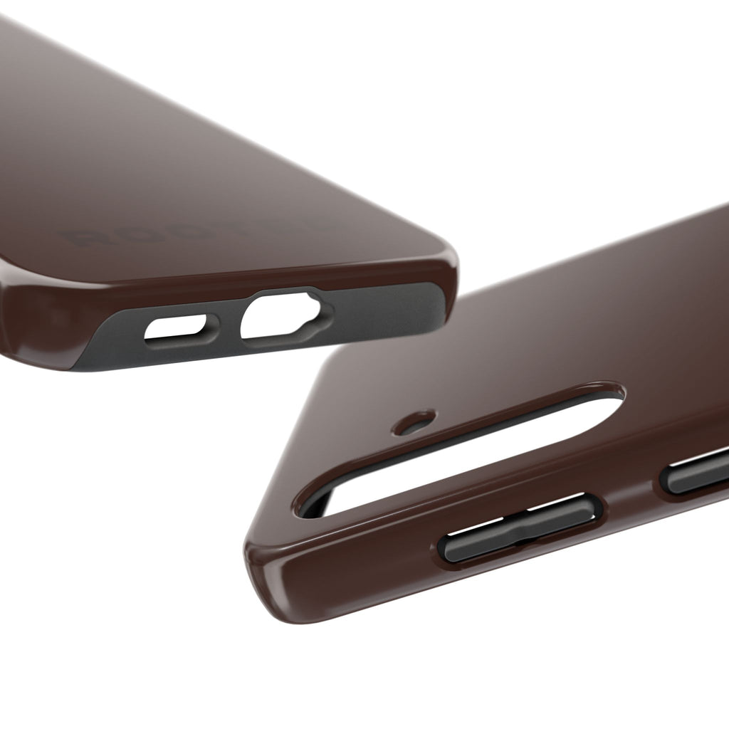 "ROOTED" Chocolate Luxe Power Hues Tough Samsung Case