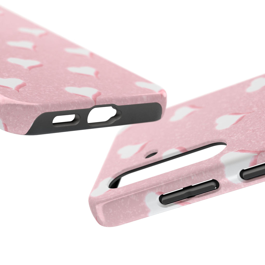 Blush Heart Glow – Blush Pink Tough Samsung Case
