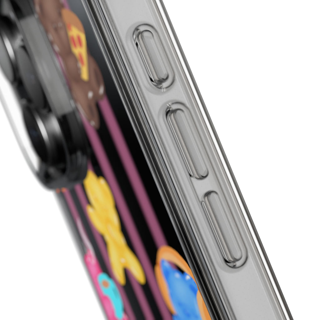 Gummy Bear Life Pattern Clear Case — Colorful Everyday Gummy Bears