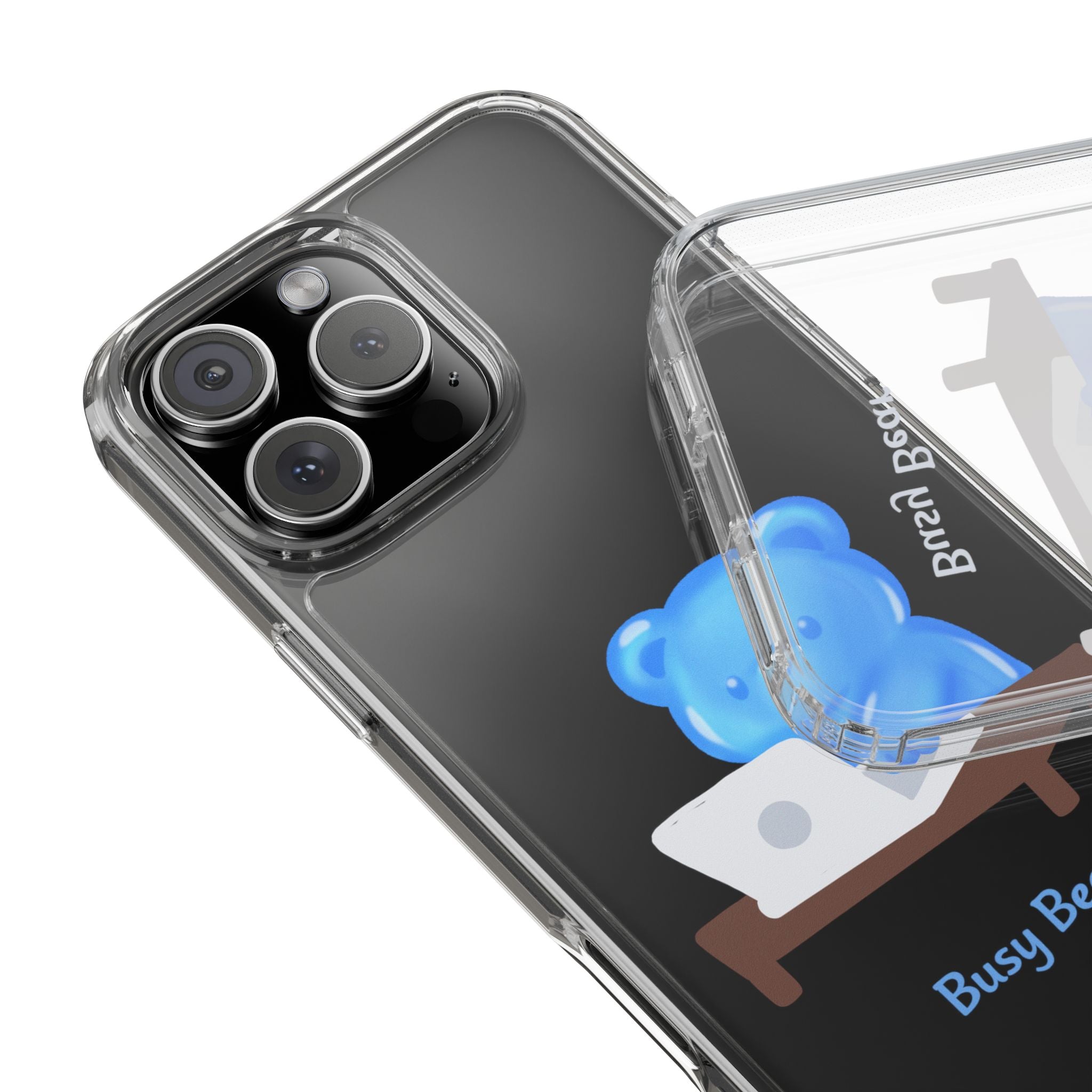 "Busy Bear" Gummy Life Clear Phone Case