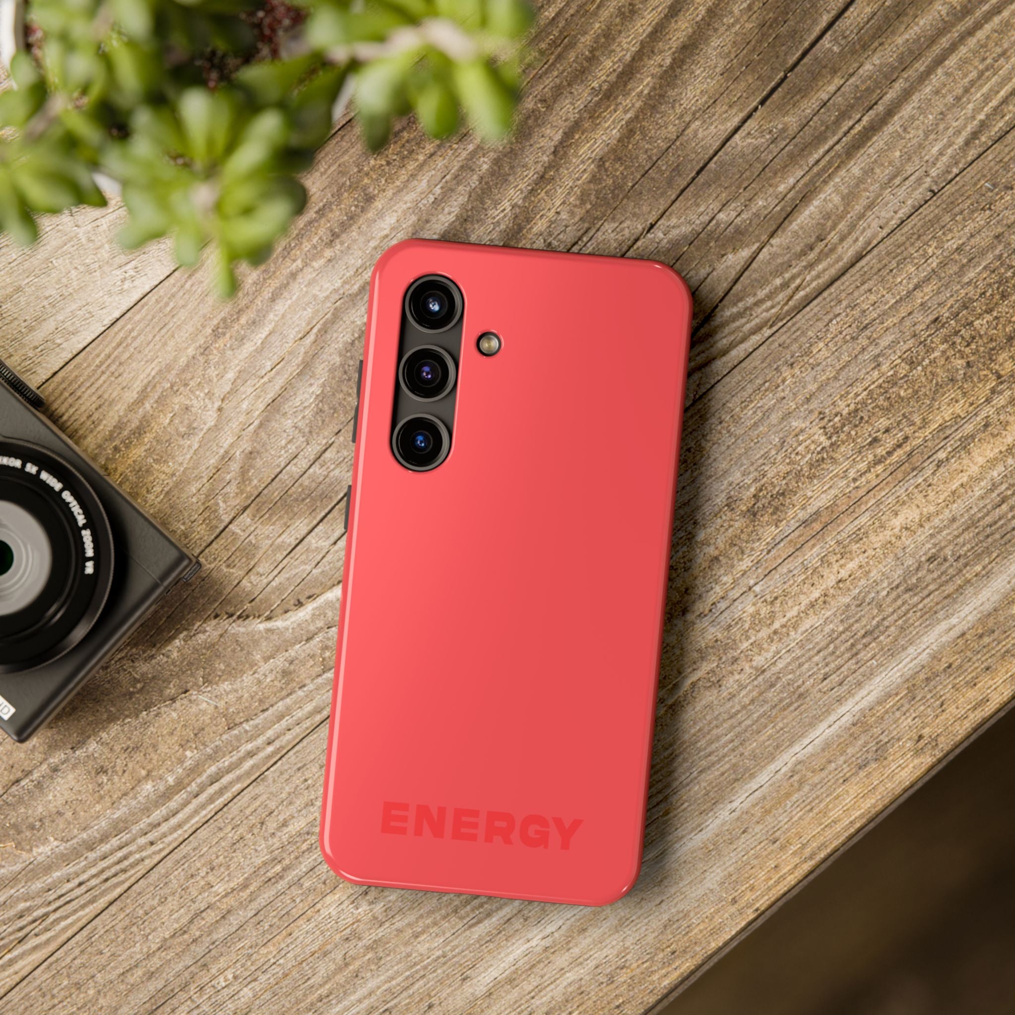 "ENERGY" Hot Coral Power Hues Tough Samsung Case