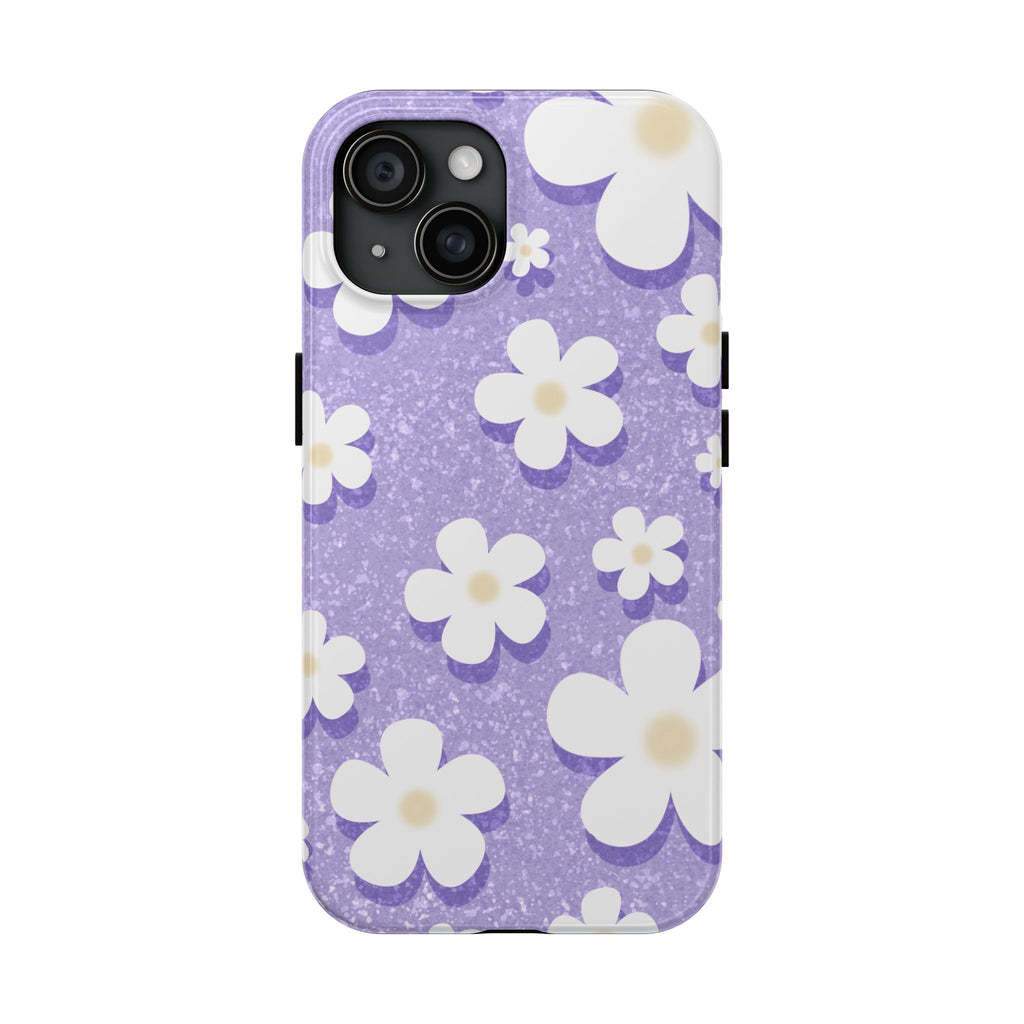 Daisy Daydream – Soft Lilac Tough iPhone Case