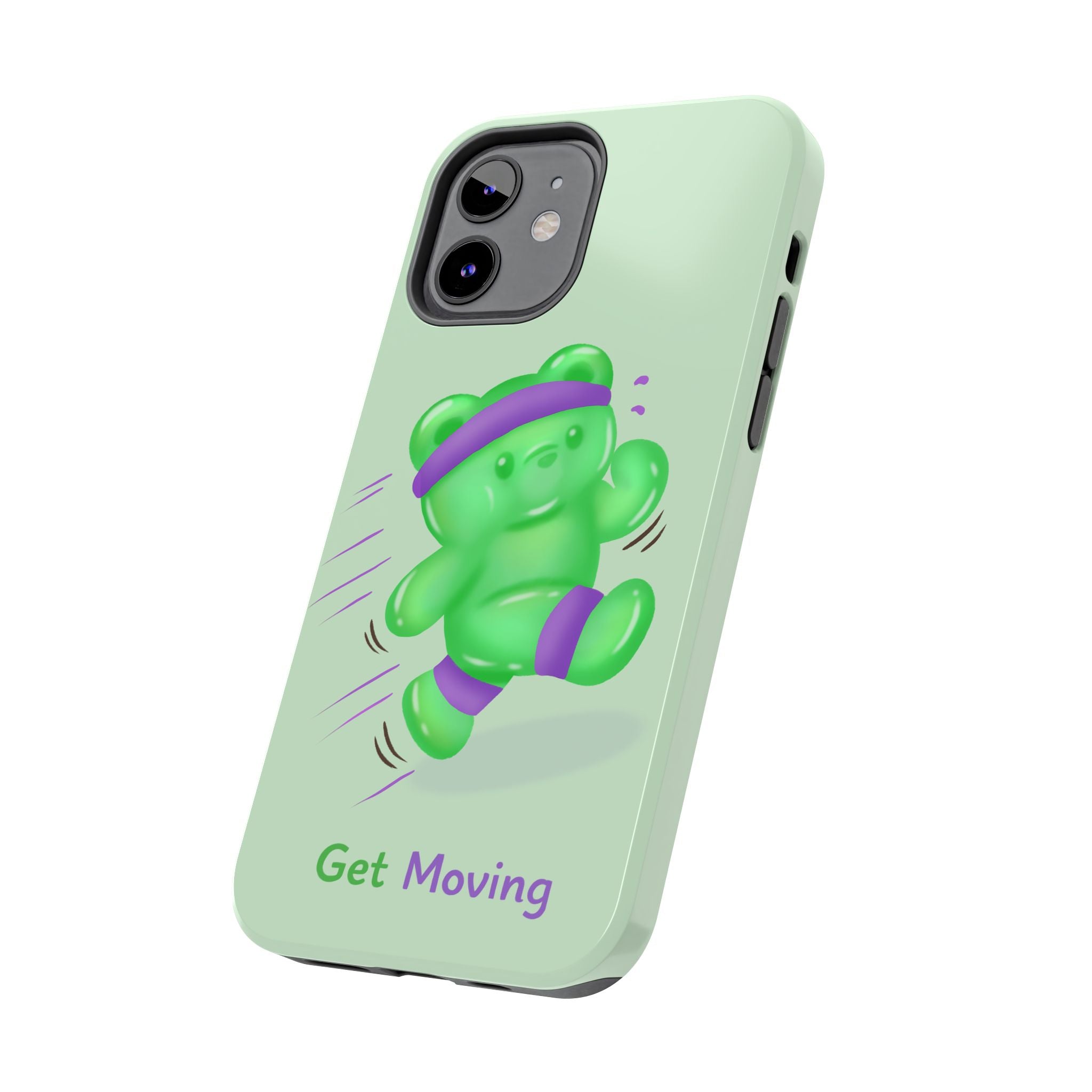 "Get Moving"  Gummy Life Tough iPhone Case
